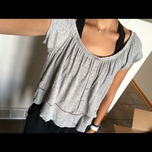 H&M low cut crop top